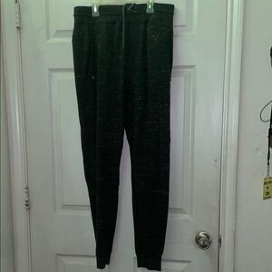 Carbon Black Tapered Jogger Sweatpants